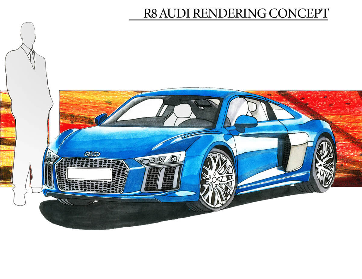 Audi R8 Rendering (1)
